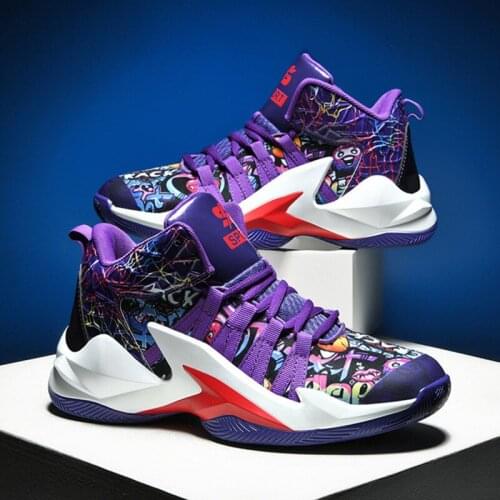 High Quality Mandarin Duck Basketball Shoes Male Student Sports Basketball Shoes Combat Boot Female Breathable Couple Shoes Tide