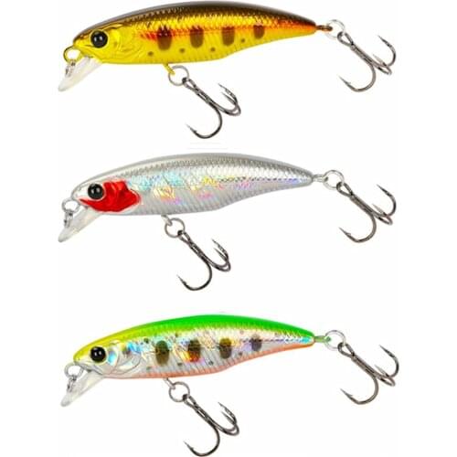 1Pcs Minnow Fishing Lures Wobblers 55mm 4.5g Slowly Sinking Artificial Hard Bait Crankbait Japan Bass Pike Trout Fishing tackle