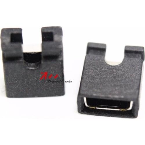 100pcs mini micro jumper for 2.54 mm header (shunts) ircuit Block Jumper