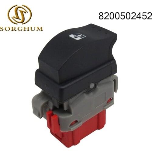 6-pin Power Window Regulator Master Single Switch Button For Renault Master MK2 8200502452 8200199518