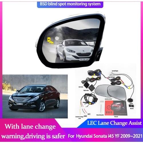 Car Blind Spot Mirror Radar Detection System for Hyundai Sonata i45 YF 2009~2021 BSM BSD Monitor Assist Parking Radar Warning