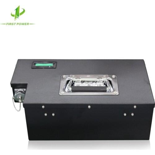 Big capacity battery 48V 100Ah lithium battery with metal case for E scooter and E tricycle