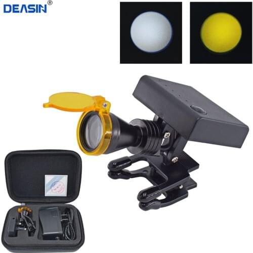 5W Wireless Dental LED Loupe Light Surgical LED Headlight Medical-Lab-Equipments Brightness Adjustable Dental Light