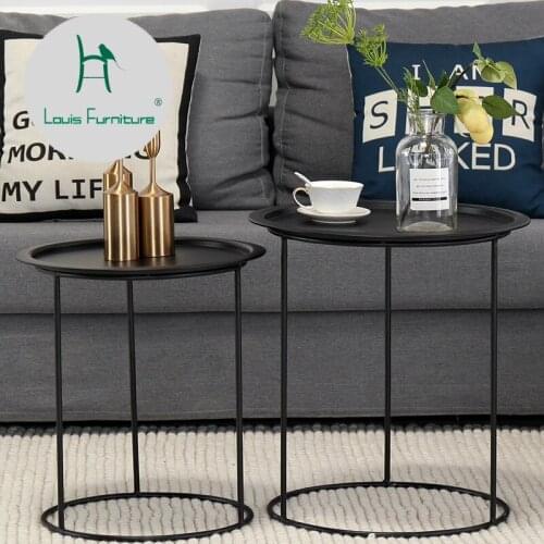 Louis Fashion Simple and Simple Sofa Living Room Small Apartment Circular Shape