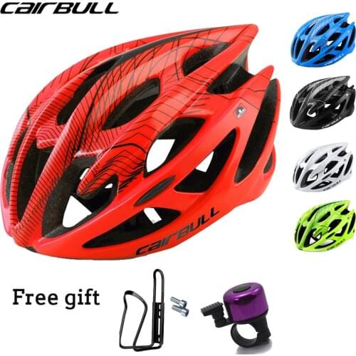 CAIRBULL Helmet MTB Road Bicycle Safety Helmet Ultralight 21 Vents Breathable Safety Cap Casco ciclismo S for Children M Ault