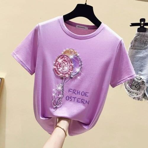 Kawaii t shirt women t-shirts summer top korean tshirt cotton t-shirt women tops camisetas verano mujer 2019 tee shirt femme