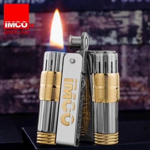 IMCO old style Kerosene Lighter Creative Windproof 6700 Retro Nostalgic Lighter Personalized Mens Gift Cigarette Set
