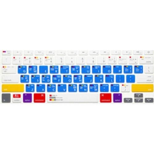 Chinese Function Shortcuts Hot Keys 100pcs US Keyboard Skin Protector for Mac OS X OSX-M-CC-2 F MAC Pro Air Retina 13 15 17