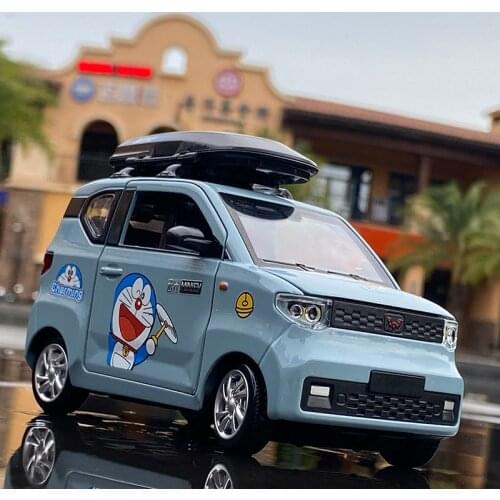 1/24 Simulation Miniev Alloy Car Model Sound And Light Diecasts & Toy Vehicles Car Toys For Boys Voiture Miniature Birthday Gift