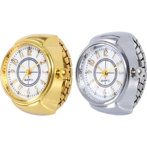 Fashion Couple Watch Unisex Round Dial Arabic Numerals Analog Quartz Finger Ring Watch Gift часы парные