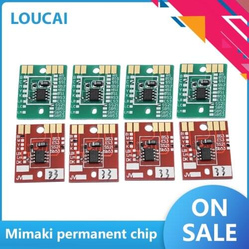 NEW Mimaki permanent chip ink cartridge chips HS for Mimaki JV5 JV33 JV30 JV34 eco solvent plotter printer