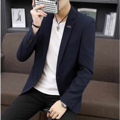 New fashion Spring Autumn Men suit high quality mens suit jacket Korean version casual Suit Slim masculino Blazer