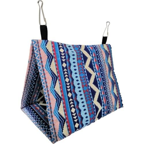 Ing Bird Tent Hut Pet Parrot Swing Hammock Nest ing Spring Summer Use