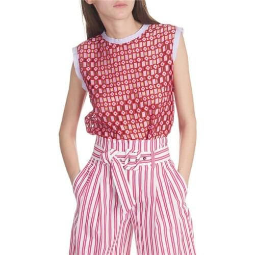 Patads French womens s s spring summer sweet lace mesh design top yonna e11314e