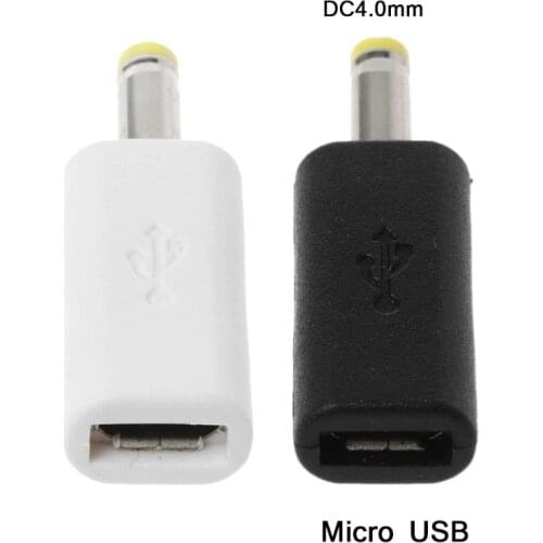 Micro USB Female To DC 4.0x1.7mm Male Plug Jack Converter Adapter Charge For Sony PSP and more