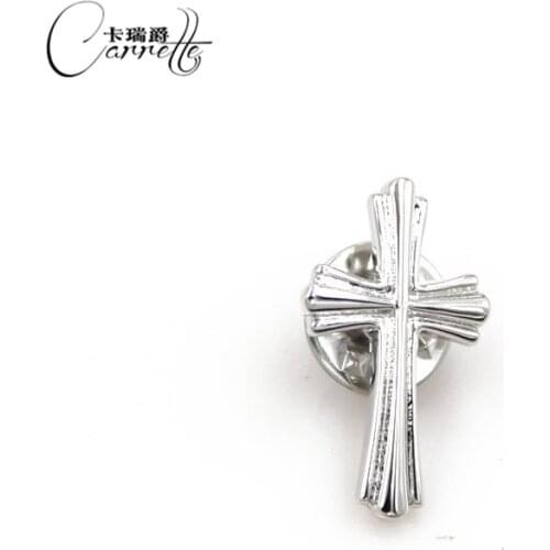 Chirstmas Gift Cross Cufflinks for collar or lapel factory price supplying