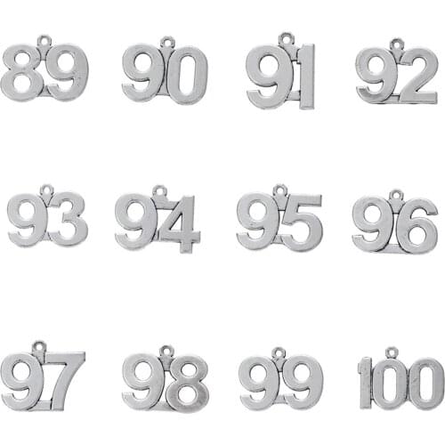 Skyrim 20pcs 89-100 Digital Charm Pendant Sliver Painted Floating Jewelry Making 89 90 91 92 93 94 95 96 97 98 99 100