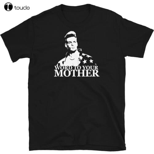 New Word To Your Mother Vanilla Ice 1980S Funny Printed T-Shirt Cotten Tee Shirt