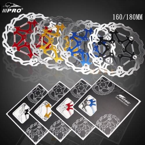 MTB 160/180mm Bicycle brake disc Road Floating Bicycle Brake Six Nail Disc for Mountain Bike Brake Rotors