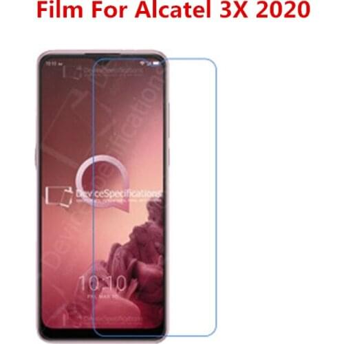 1/2/5/10 Pcs Ultra Thin Clear HD LCD Screen Protector Film With Cleaning Cloth Film For Alcatel 3X 2020