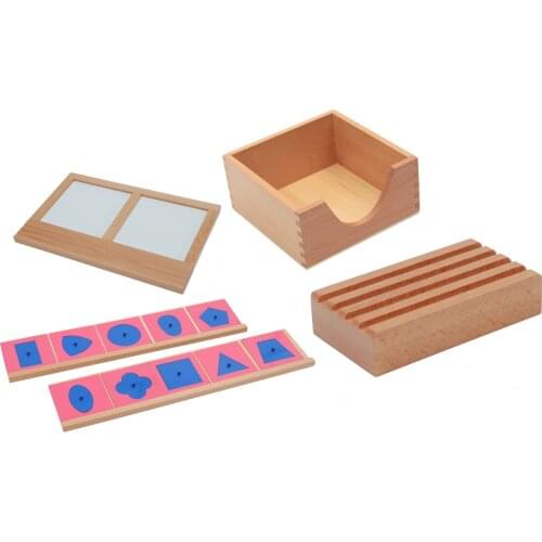 Montessori Material for Writing Metal Insets Set W/ 2 Stands, Inserts Tracing Tray, Papers Holder and Holder for 4 Pencils