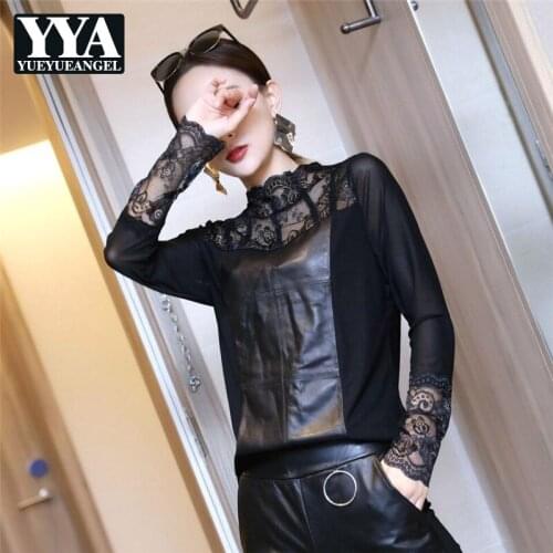 Блузки с воротником стойка YueYueAngel China At AliExpress