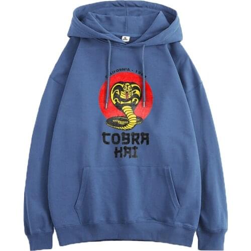 Cobra Kai Print Cute Hoody For Ladies Long Sleeve Female Sweatshirt Vintage Outwear Hipster Clothes Comfortable Retro Sudaderas