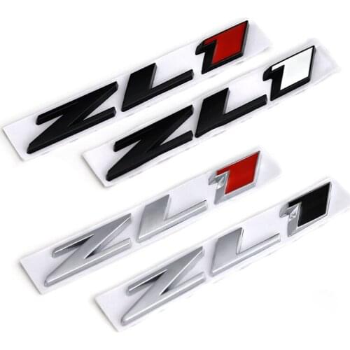 3D Badge ZL1 Emblem Decals Car Stickers Car Styling For Chevrolet Camaro ZL1 Colorado Z71 SIERRA GMC Suburban Auto Accessories
