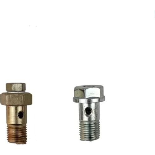 5PCS Equal pressure relief valve 12 oil return valve 14 oil return valve oil return screw capped oil return screw oil pump