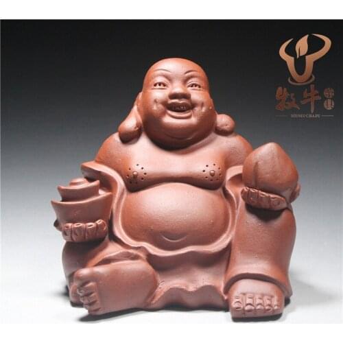 Yixing Yixing teapot tea tea authentic ore pet small ornaments rich gifts customized bulk tea Shuang Shou