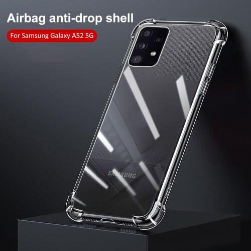 A52S Cover Transparent TPU Case for Samsung A52S A 52S A52 S Case Clear Soft Back Cover for Samsung a 52 72 31 21s Capa Funda