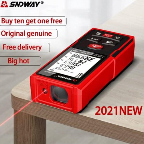 SNDWAY New Smart Laser Rangefinder Laser Distance Meter Electronic Roulette Digital Ruler Trena Laser Tape Measure Range Finder