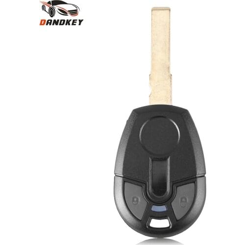 Dandkey Remote Car Key Shell For Fiat Positron Transponder Key Cover Blank Case Replacement SIP22 Blade 2 Buttons