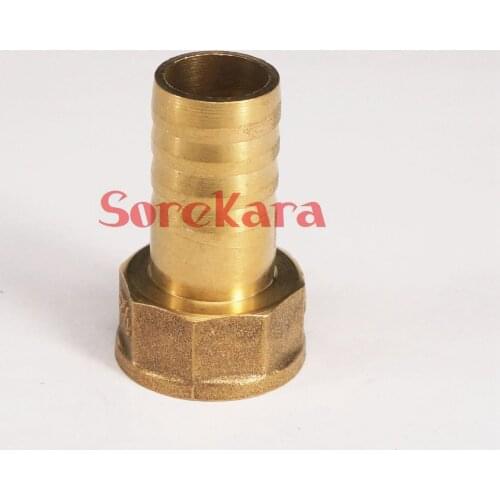 LOT 5 Hose Barb I/D 16mm x 1/2" BSP female Thread Brass coupler Splicer Connector fitting for Fuel Gas Water