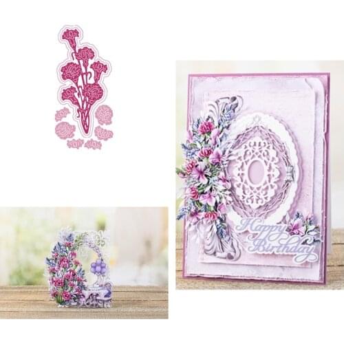 Morning Glory Metal Cutting Dies for DIY Scrapbooking Crafts Dies Cut Stencils Maker Photo Album Template Handmade Decoration