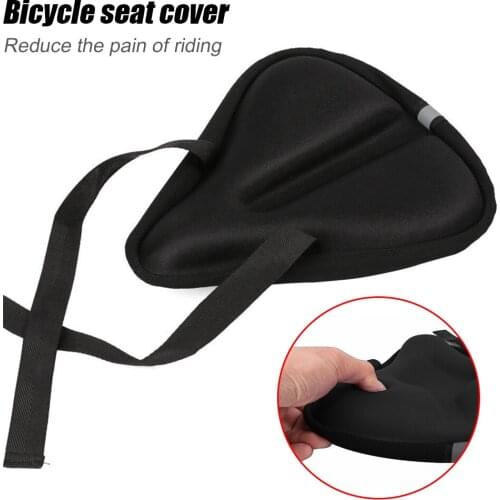 MTB Mountain Bike Seat Cushion Thickened Cycling Bicycle Silicone Seat Cushion Saddle Gel Pad Cover Cycing Accessorices
