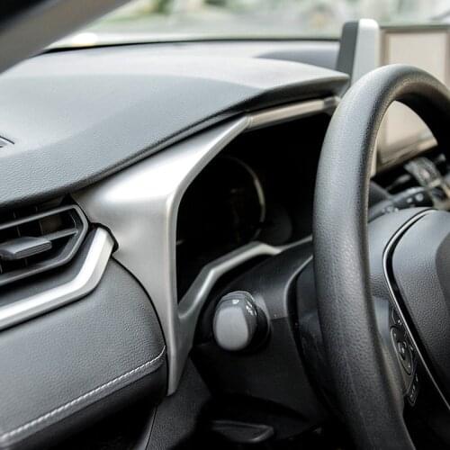 NEW For Toyota RAV4 2020 Interior Accessories Dashboard Carbon fiber ABS special instrument Decoration Trim border bright bar