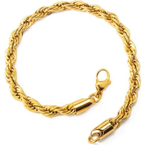 New Arrival Fashion Twisted Charm Bracelet For Women Men Rope Chain Silver Plated Jewelry Lady Wedding Gifts Bangle 2021