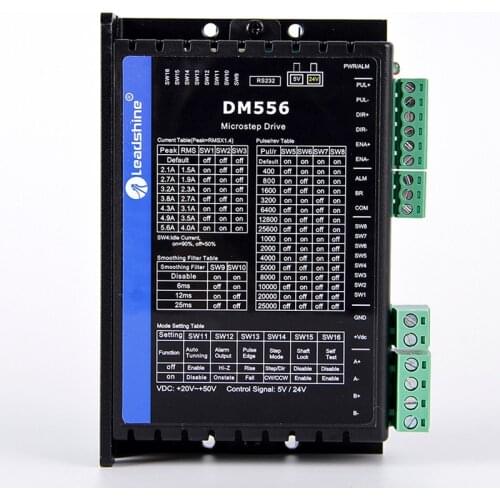 The new genuine Leadshine DM556 two-phase stepper motor driver nema17/23 stepper motor controller