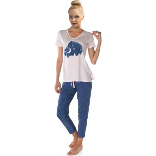 Pajamas For Women Home Suit Sexy Sleep Set Plus Size Nightgown 2 Piece Breathable Spring And Summer Loose Cotton Pants fashion