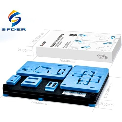 Qianli Motherboard Fixture 6 in 1 Middle Frame Reballing Platform for iphone X XS MAX 11 11Pro/Max Mainboard Repair Tool