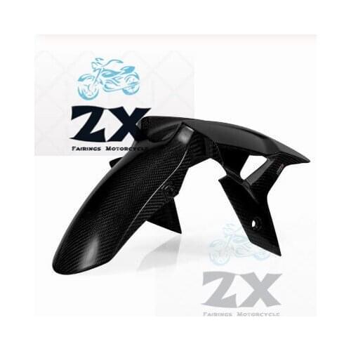 Carbon fibre For NInja400 EX400 2018 2019 18 19 Front Fender Front mud plate Fairing injection good zxmt
