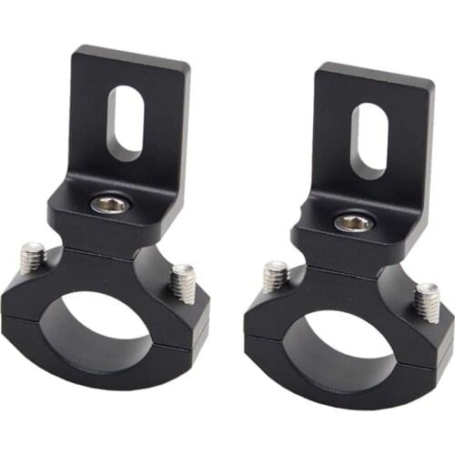 Universal Handlebar 22 25mm 7/8Inch Motorcycle Headlight Bracket Spotlight Holder Tube Clamp for Cafe Racer Chopper,2Pcs