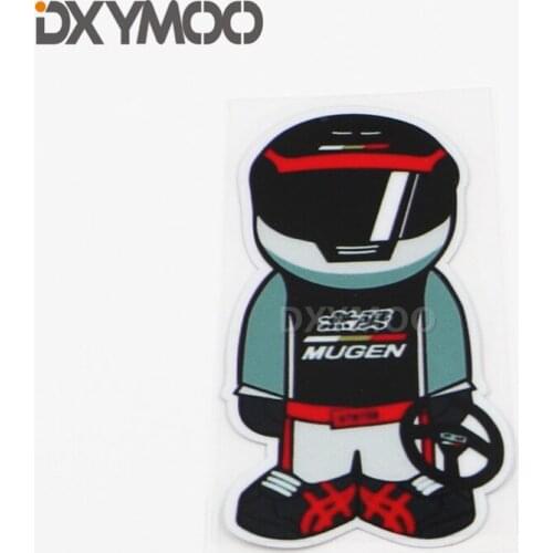 Cartoon Motorcycle Helmet Bike Sticker Fish Carp Car Styling Vinyl Decal for Spoon Sports GK5 K20A B