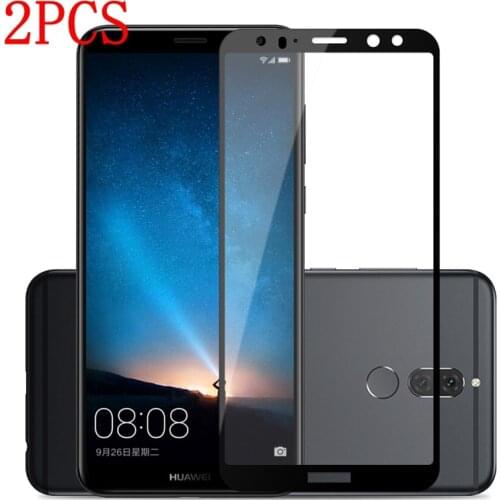 2PCS Full Cover Tempered Glass For Huawei Nova 2i Screen Protector protective film For Huawei Nova 2i REN-L22 AL00 glass