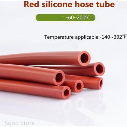1M Red ID 3/4/5/6/7/8/9/10 mm Auto Car Vacuum Silicone Hose Racing Line Pipe Tube Car-styling