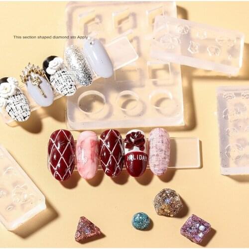 1pc Star Shell 3D Acrylic Mold for Nail Art Decorations DIY Design Silicone Nail Art Templates Pattern manicure beauty Nail Art