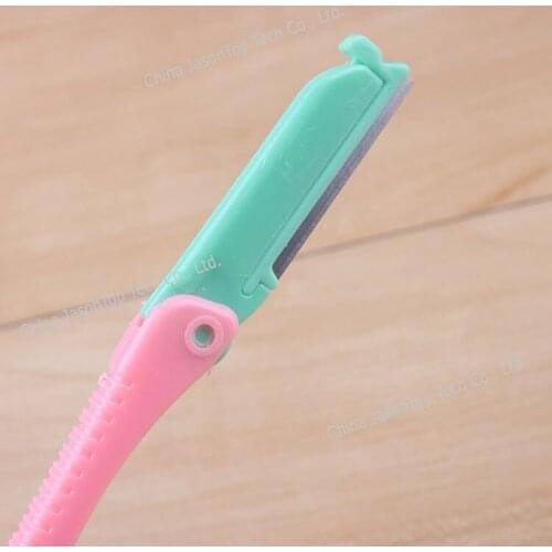1 piece Eyebrow Trimmer Armpit Hair Razor Body Hair Shaver Set Cutter for Makeup Stainless Steel Blades Scraping Folding Knife