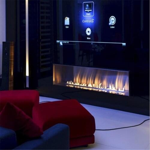 30 inch real fire indoor intelligent smart bio ethanol fireplace wireless