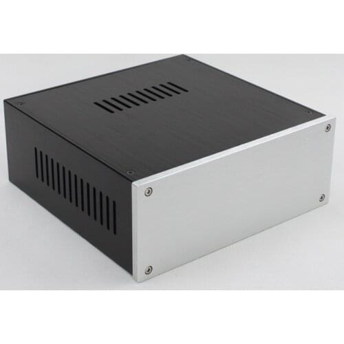 YJ-WA57 Full Aluminum Enclosure / Mini AMP Case/ Power Amplifier Box/ Chassis 225*92*227mm